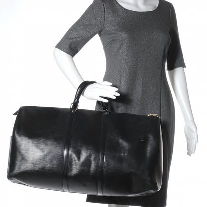 Louis Vuitton Epi Keepall 50 Black 2 of 10