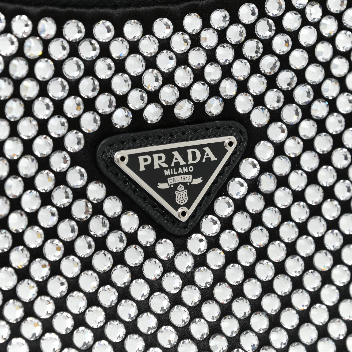 Prada Satin Crystal Mini Re-Edition 2000 Bag Cristal 10 of 11