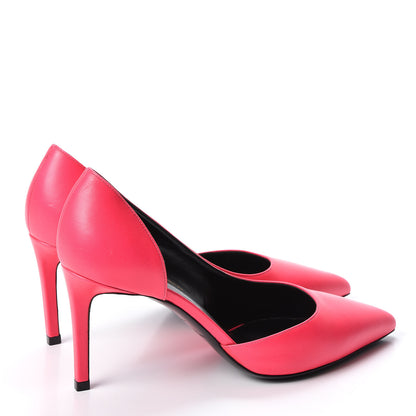 Saint Laurent Calfskin Paris 80 D'Orsay Pumps 37 Pink 4 of 8