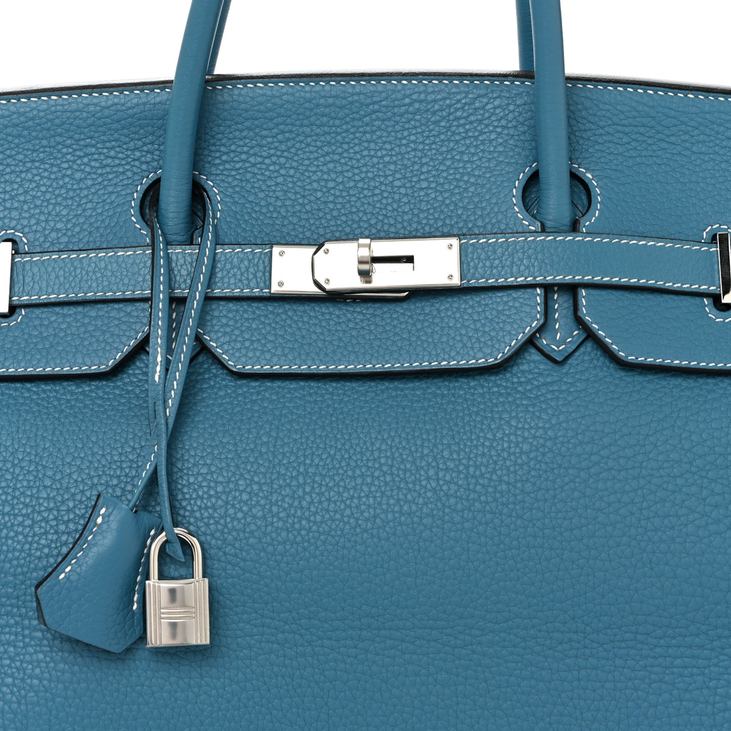 Taurillon Clemence Birkin 40 Blue Jean