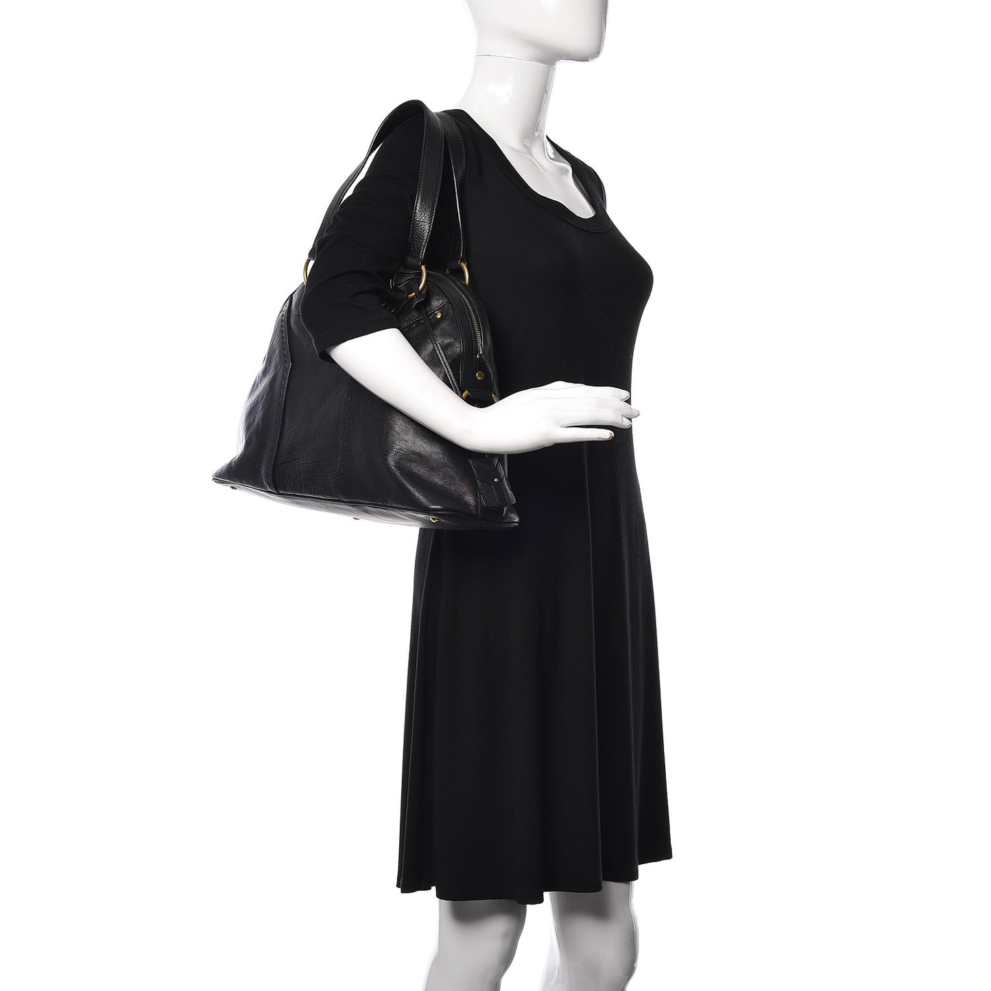 Calfskin Large Muse Black