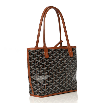 Goyard Goyardine Reversible Mini Anjou Black Gold 3 of 17