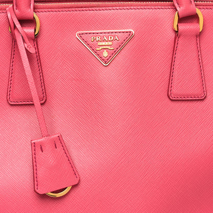 Prada Saffiano Large Galleria Double Zip Tote Peonia 8 of 19
