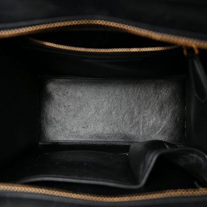 Celine Canvas Smooth Calfskin Micro Tri-Color Luggage Navy Blue 5 of 13