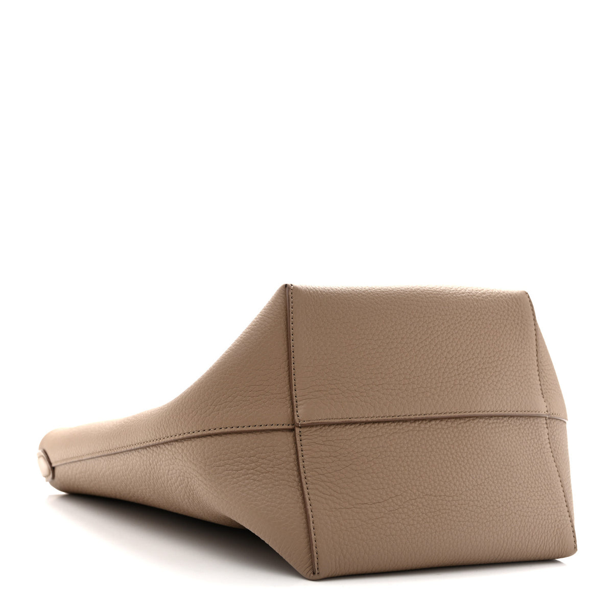 Grained Calfskin Medium N/S Park Tote Dark Taupe
