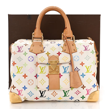 Louis Vuitton Monogram Multicolor Speedy 30 White 10 of 10