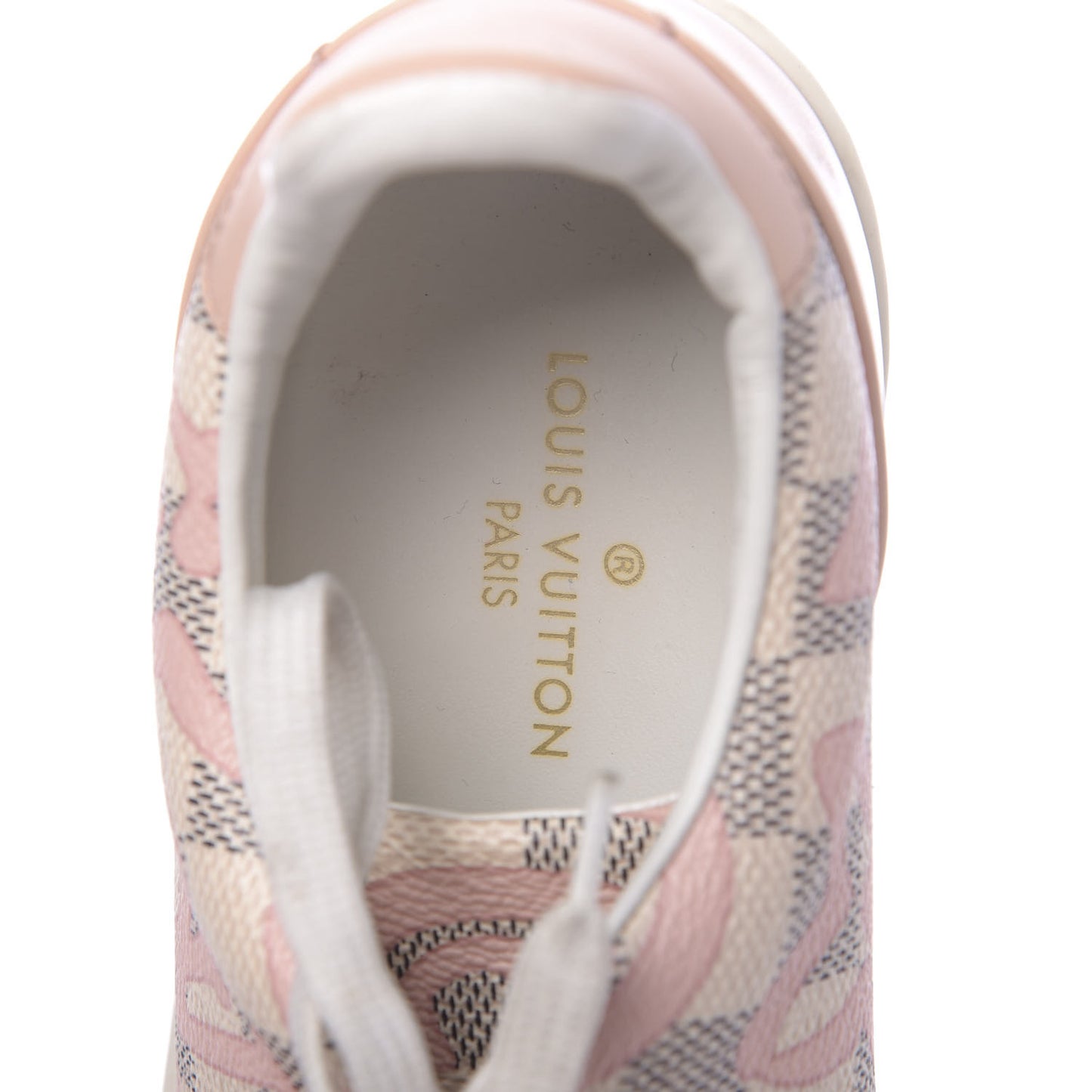 Damier Azur Tahitienne Bora Bora Sneakers 36 Rose Ballerine