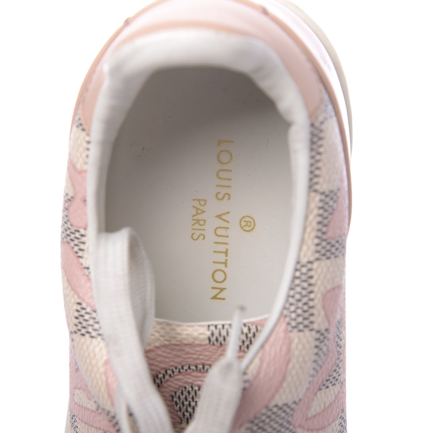 Louis Vuitton Damier Azur Tahitienne Bora Bora Sneakers 36 Rose Ballerine 7 of 9