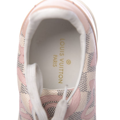 Louis Vuitton Damier Azur Tahitienne Bora Bora Sneakers 36 Rose Ballerine 7 of 9