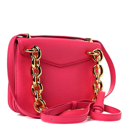 Bottega Veneta Calfskin Mount Envelope Bag Pink 3 of 10