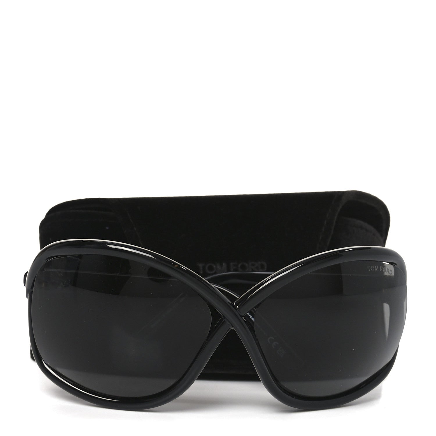 Tom Ford Acetate Bettina Sunglasses TF1068 Black 7 of 7