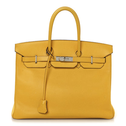 Hermes Epsom Birkin 35 Jaune 1 of 17