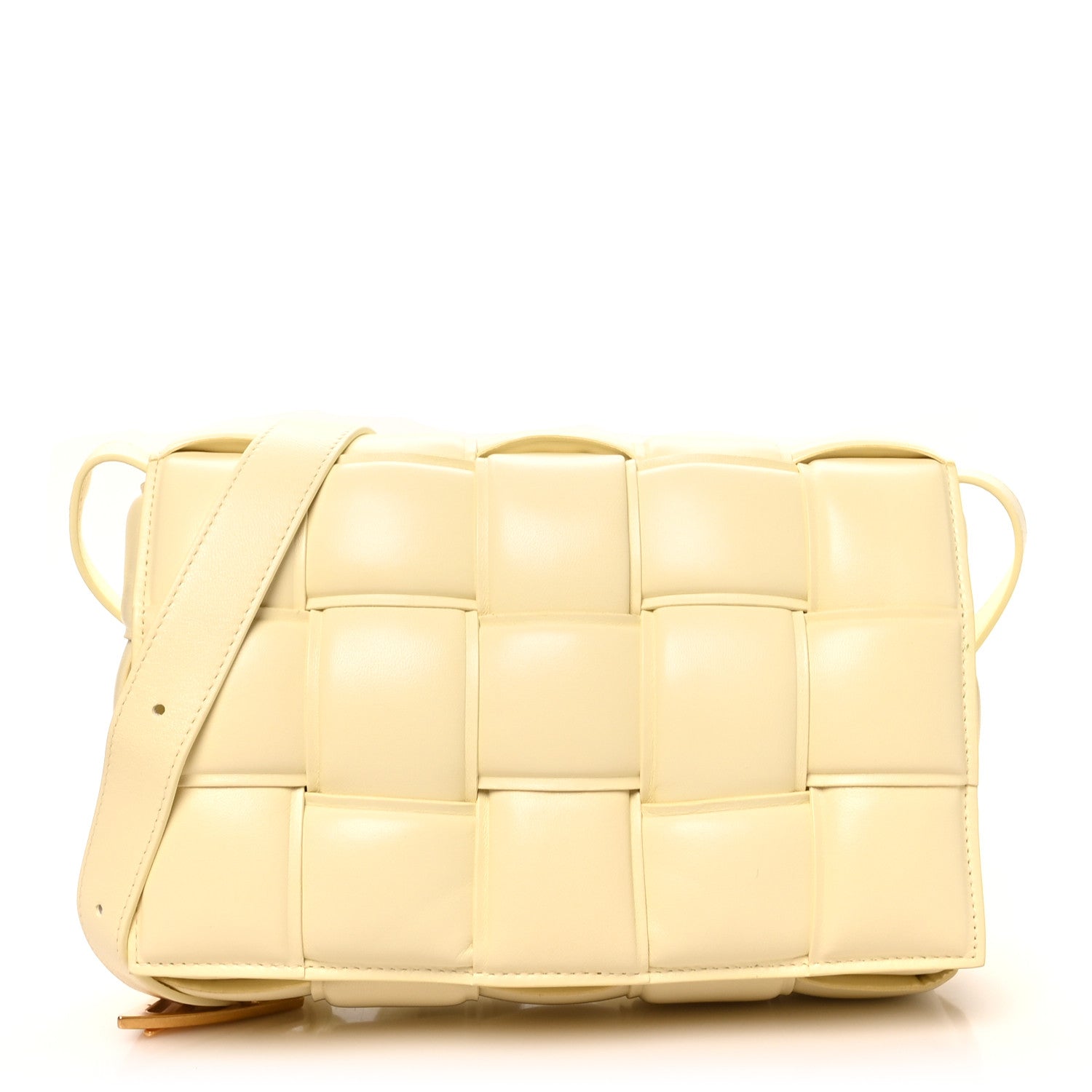 Bottega Veneta Nappa Maxi Intreccio Padded Cassette Crossbody Bag Ice Cream 1 of 8