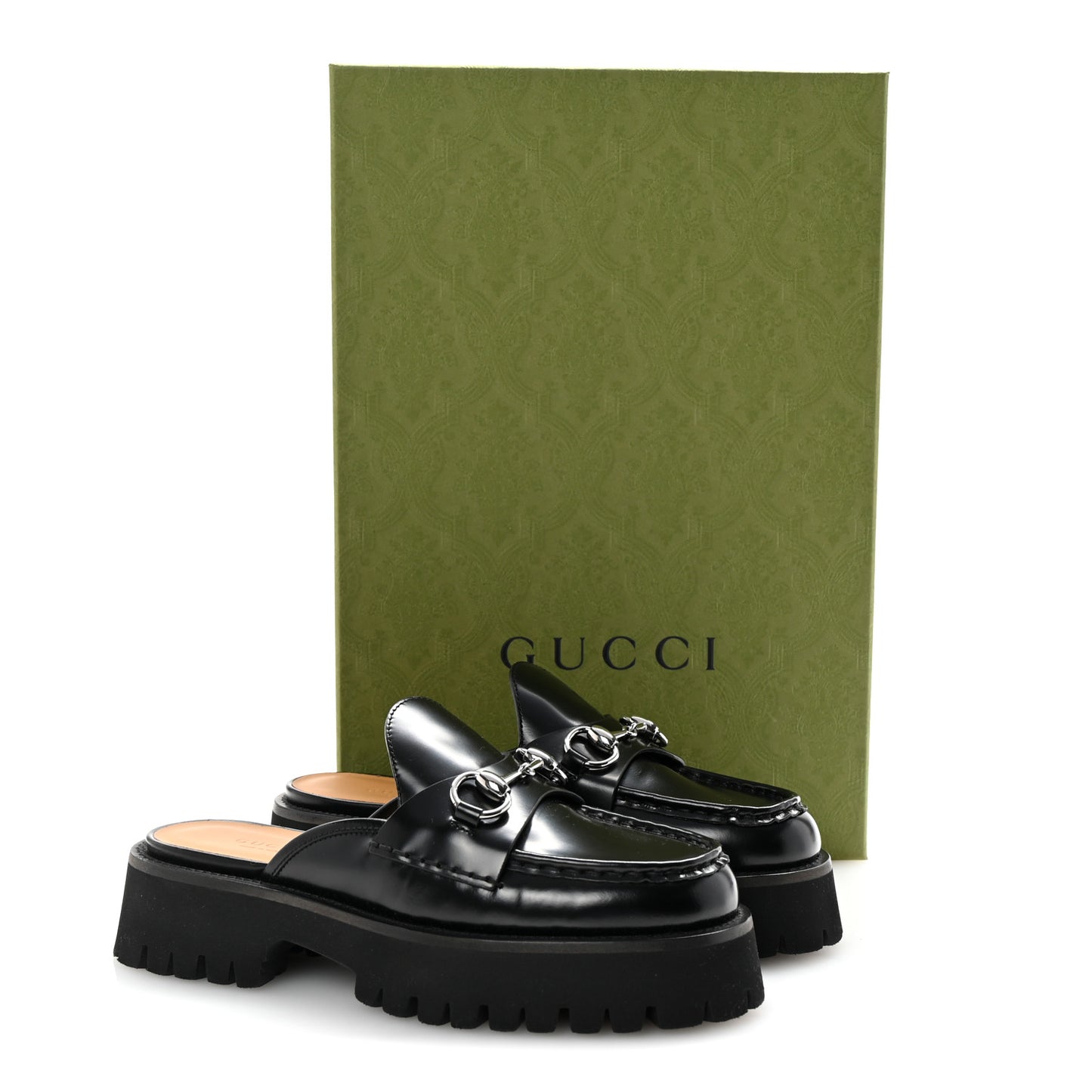 Cordovan Lux Womens Sylke Horsebit Platform Mules 36 Black
