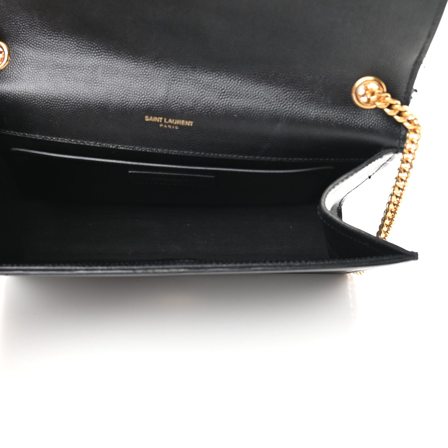 Grain De Poudre Medium Classic Monogram Kate Satchel Black