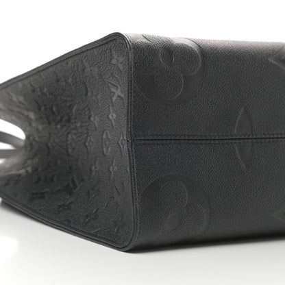 Louis Vuitton Empreinte Monogram Giant Onthego MM Black 9 of 10