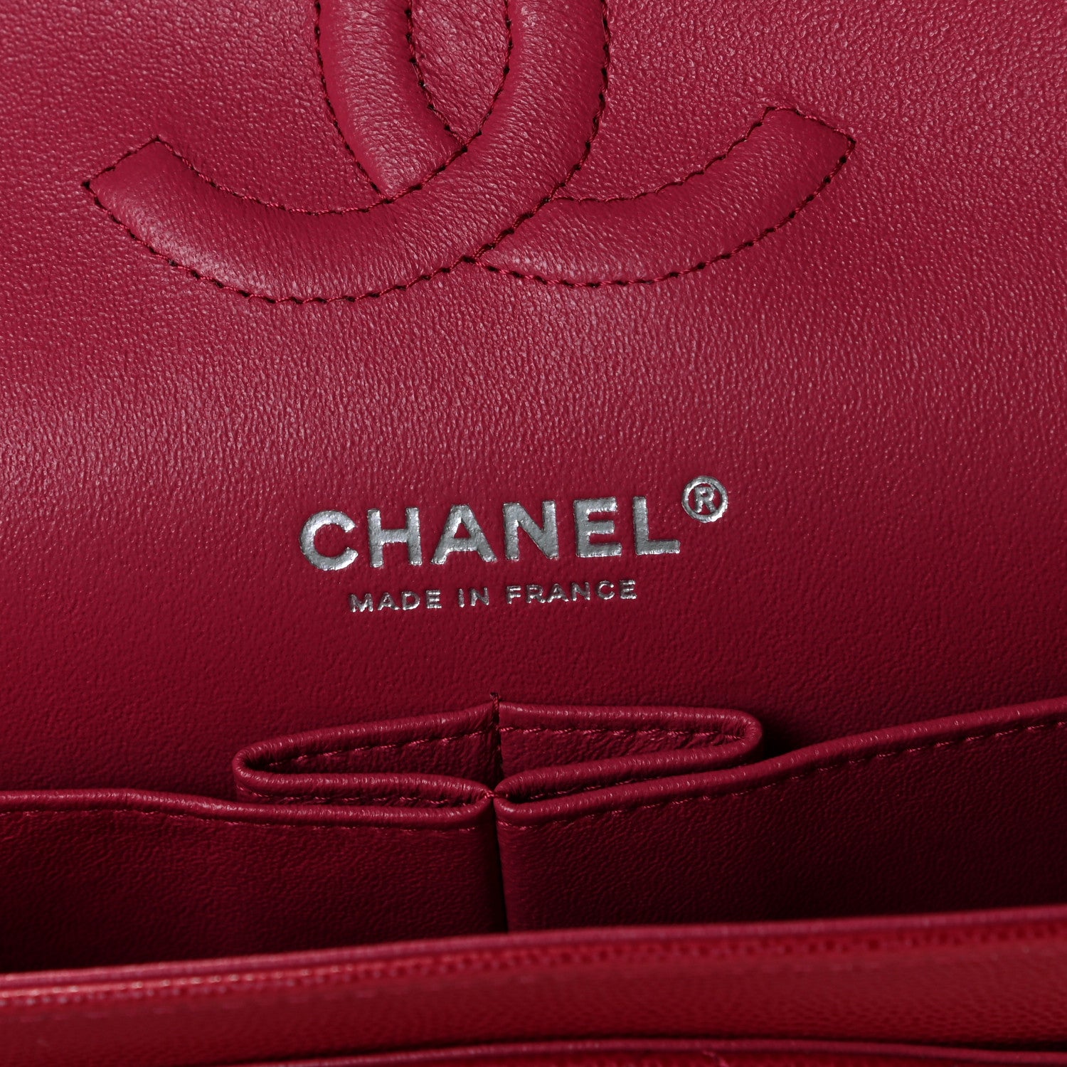 Chanel Caviar Quilted Medium Double Flap Red 7 of 11