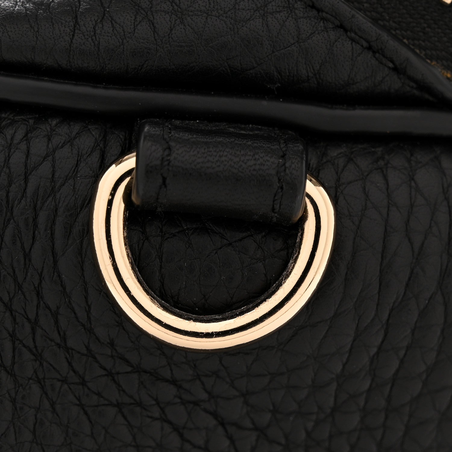 Alexander Wang Pebbled Lambskin Rockie Black Pale Gold Hardware 12 of 14