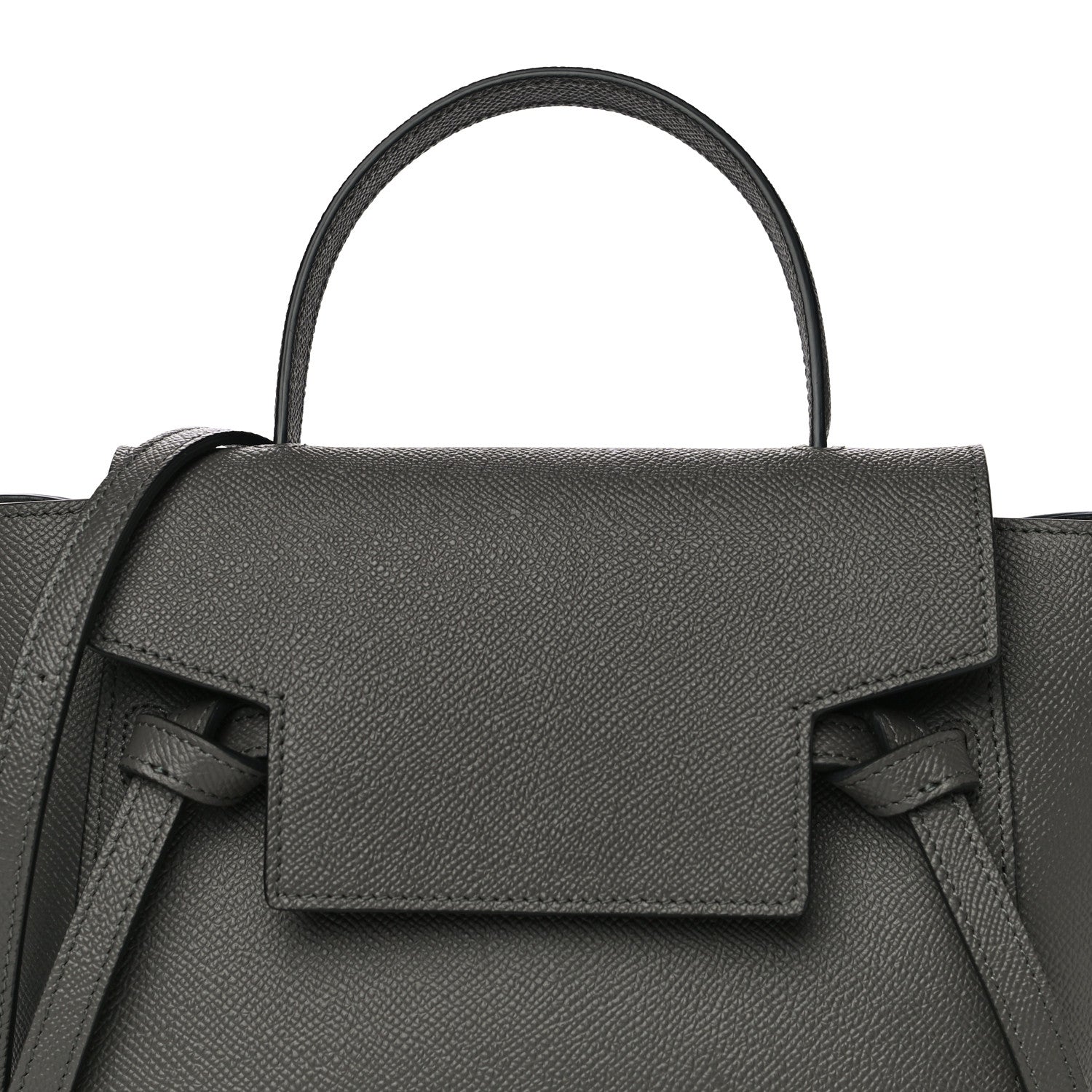 Celine Grained Calfskin Nano Belt Bag Grey 8 of 13