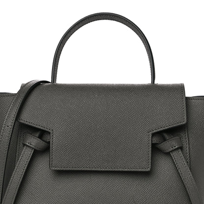 Celine Grained Calfskin Nano Belt Bag Grey 8 of 13
