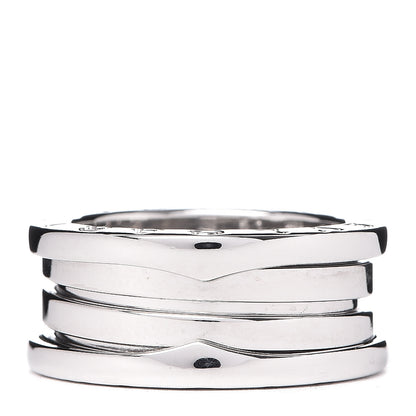 Bulgari 18K White Gold B.Zero1 Three-Band Ring 51 5.75 1 of 6