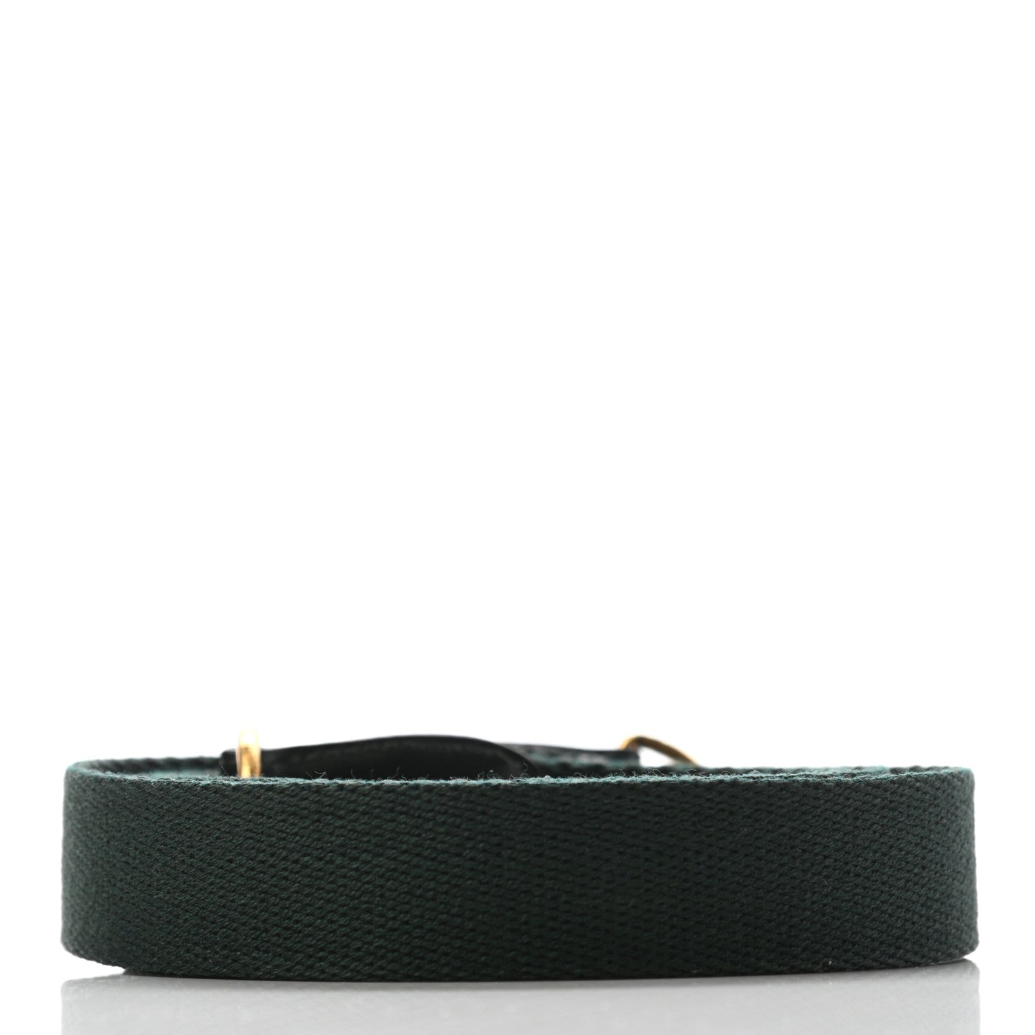 Hermes Toile Box Shoulder Strap Vert Fonce 2 of 5
