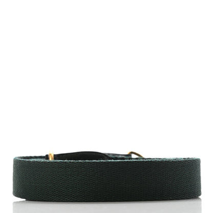 Hermes Toile Box Shoulder Strap Vert Fonce 2 of 5