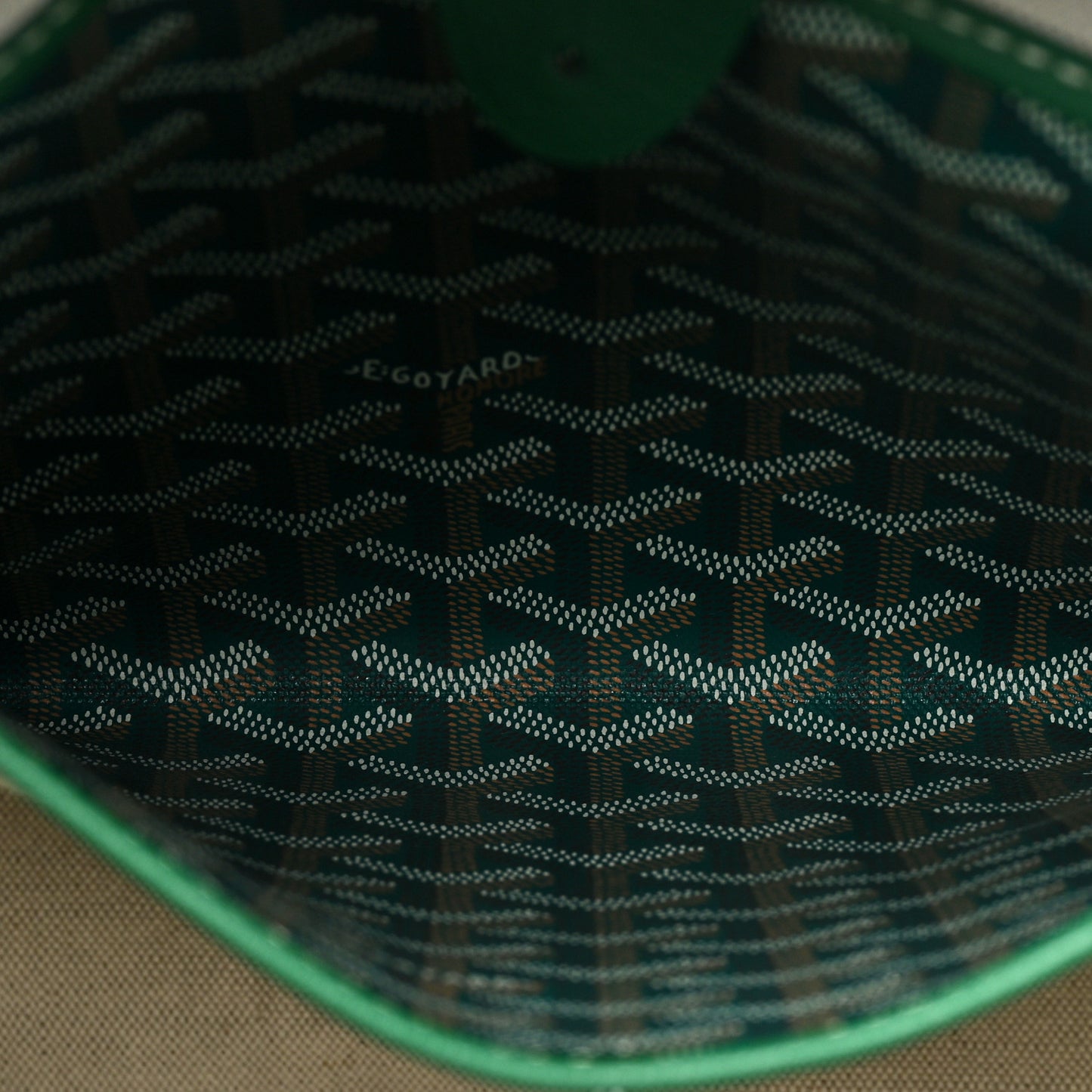 Goyardine Artois MM Green