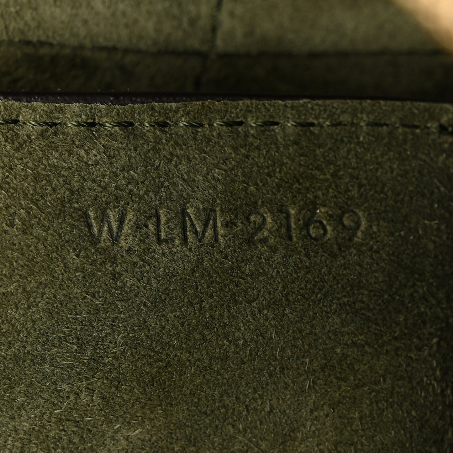 Grained Calfskin Micro Belt Bag Olive