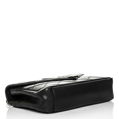 Saint Laurent Sheepskin Quilted Monogram Large College Satchel Black 5 of 11