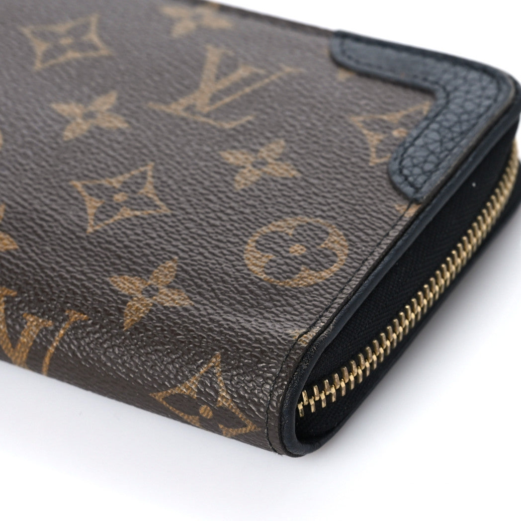 Louis Vuitton Monogram Zippy Retiro Wallet Black 7 of 9