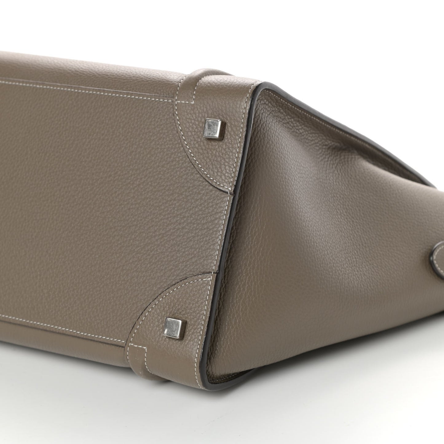 Drummed Calfskin Mini Luggage Souris