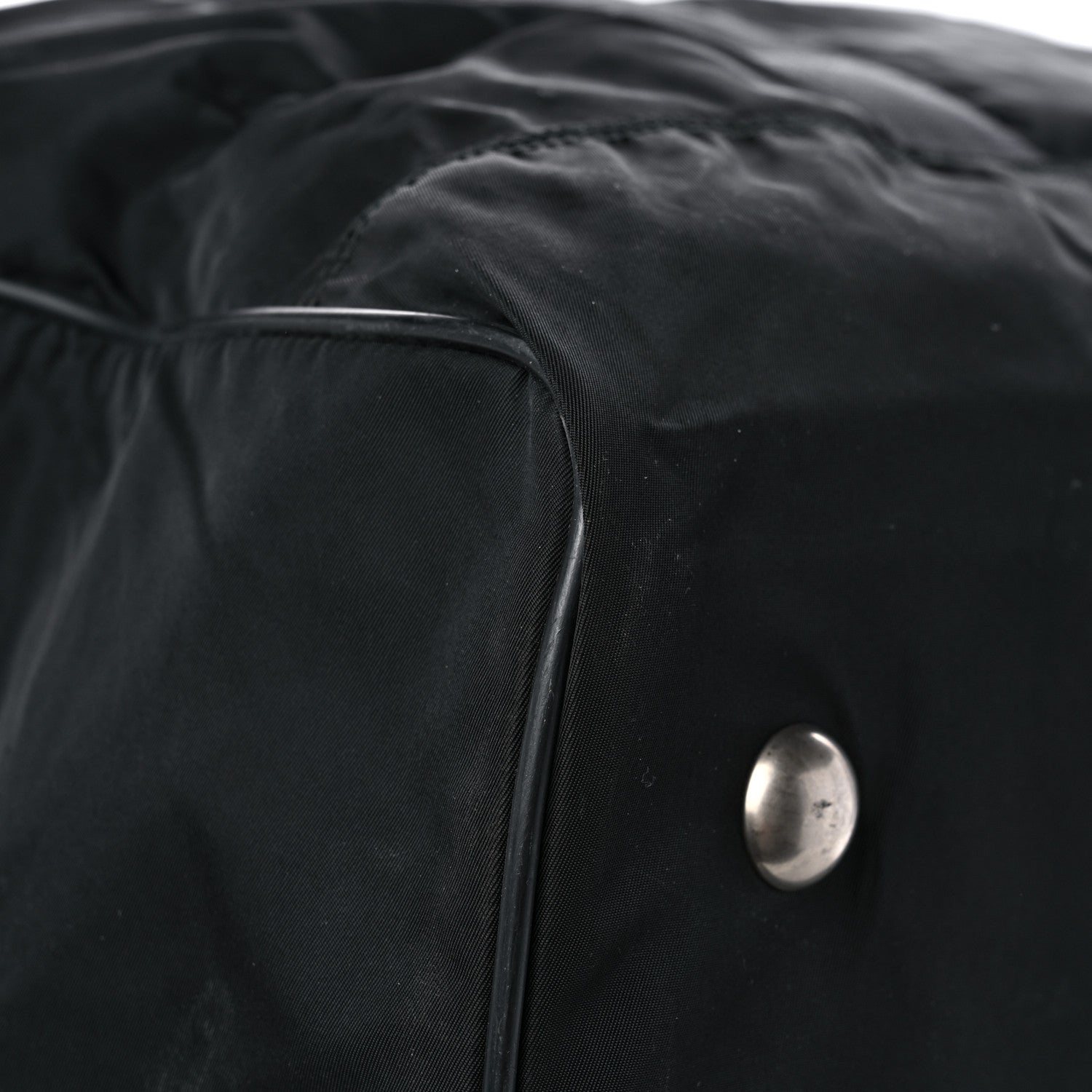 Prada Tessuto Nylon Saffiano Viaggio Duffle Black 10 of 15