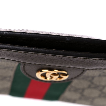 Gucci GG Supreme Monogram Web Small Ophidia Chain Shoulder Bag Brown 15 of 17