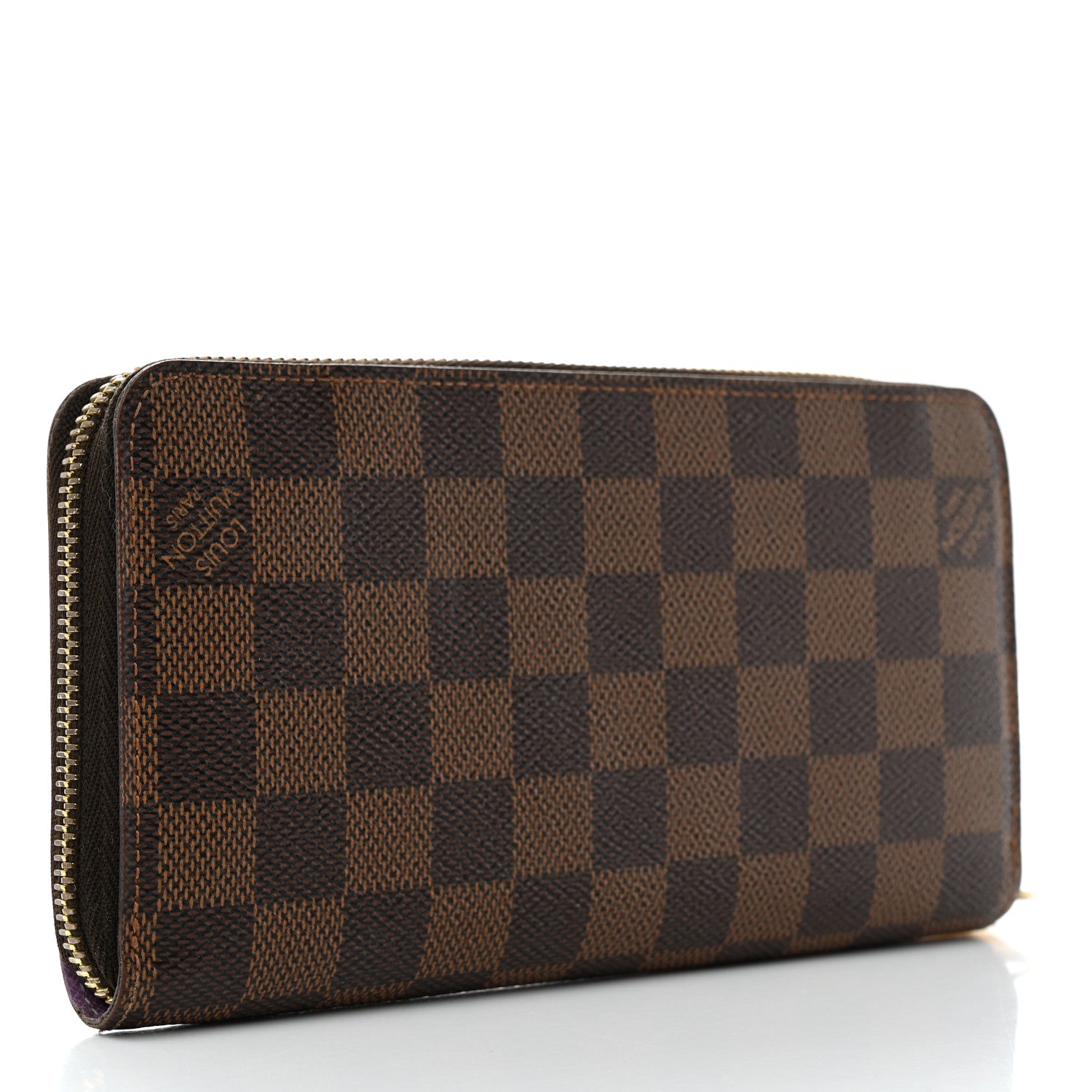 Louis Vuitton Damier Ebene Illustre Zippy Wallet Violet 3 of 7