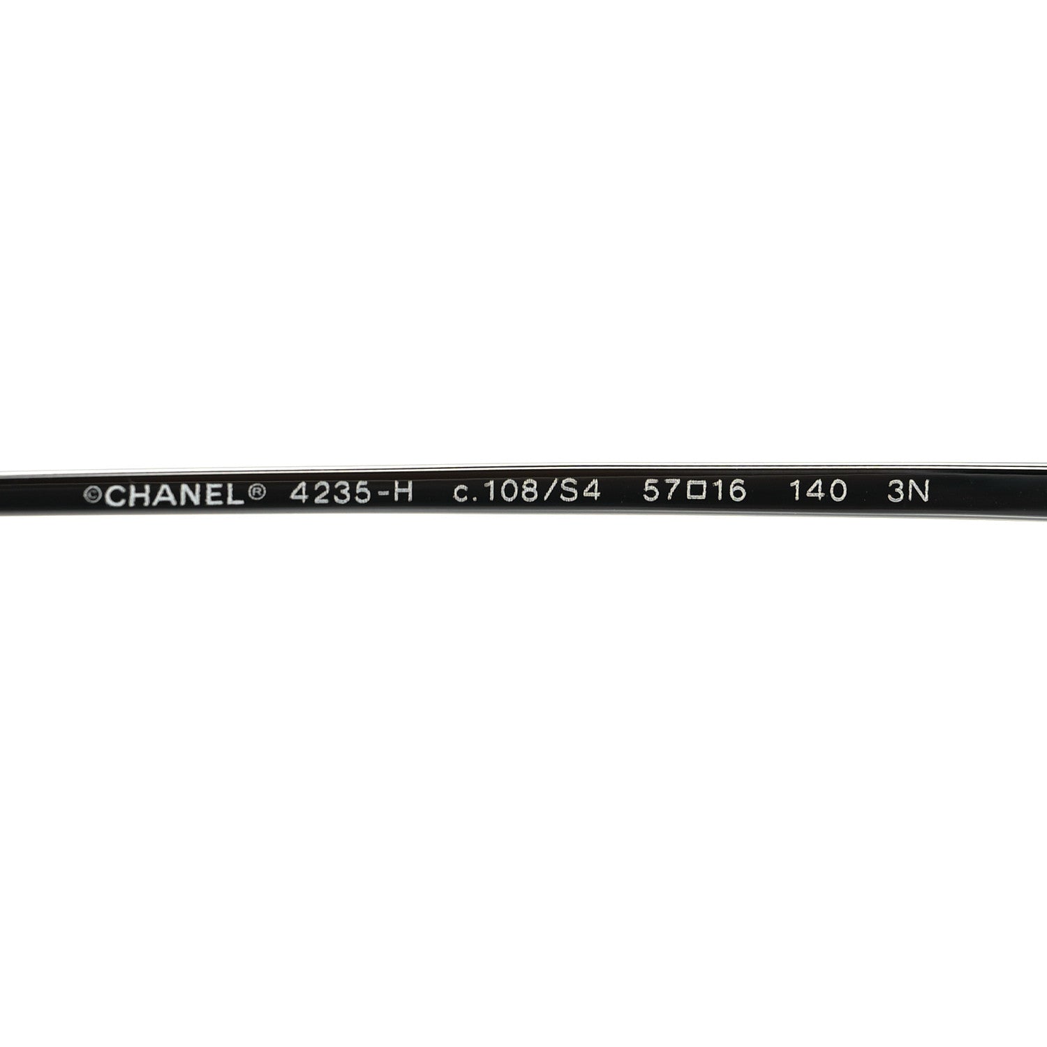 Chanel Pearl Square Sunglasses 4235-H Black 5 of 7