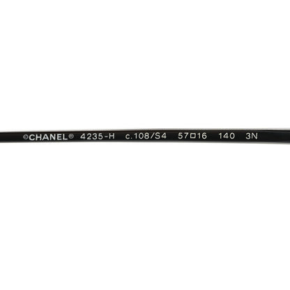 Chanel Pearl Square Sunglasses 4235-H Black 5 of 7