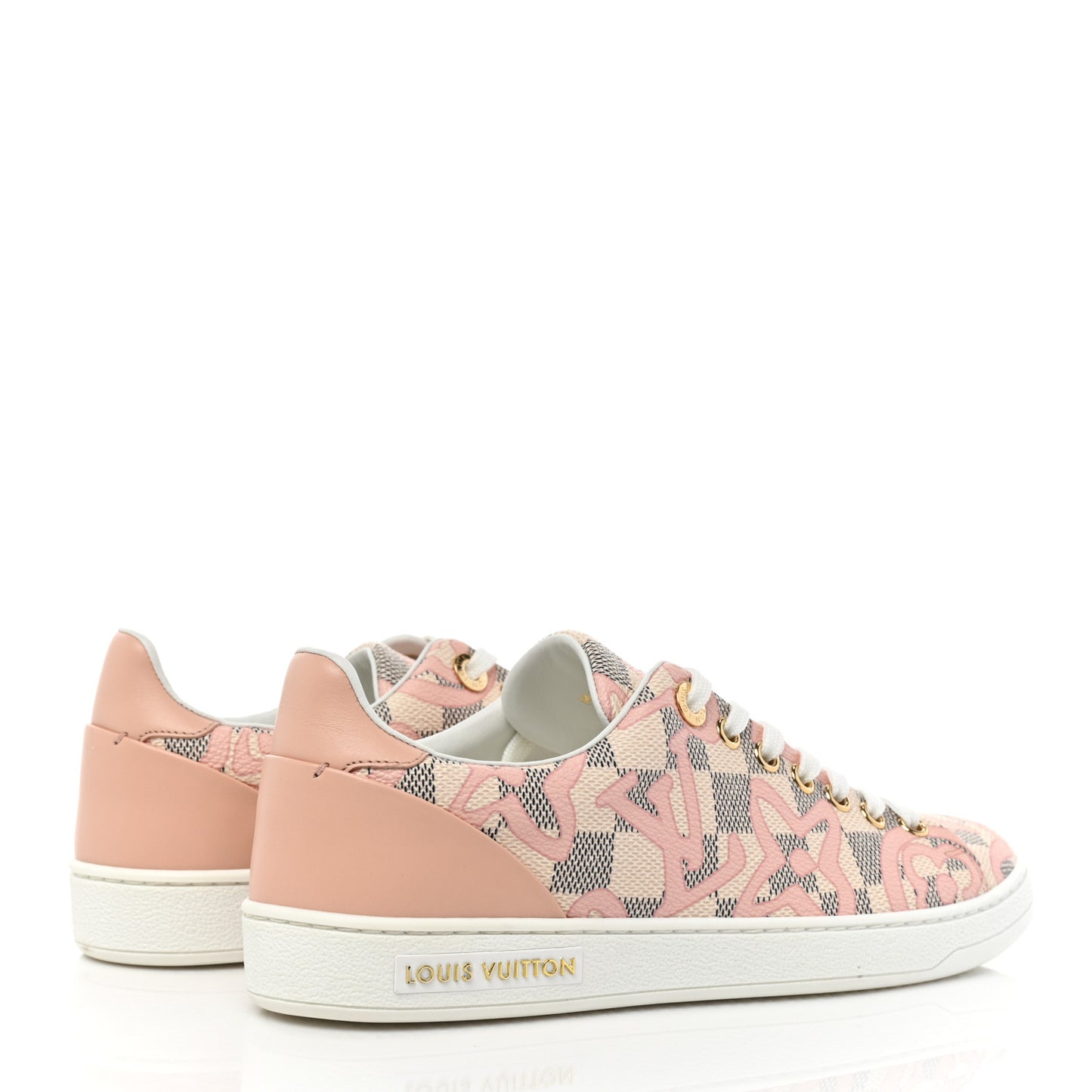 Damier Azur Tahitienne Bora Bora Sneakers 36 Rose Ballerine