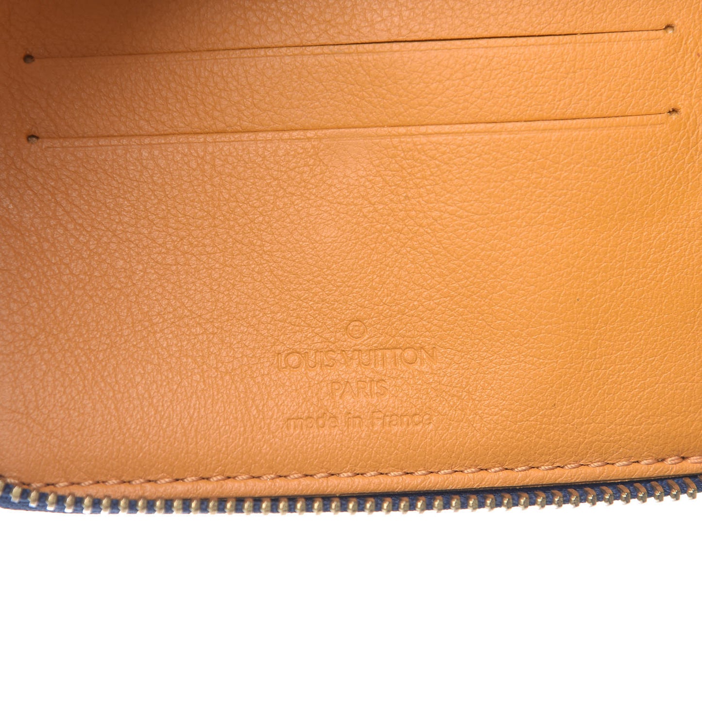 Denim Mini Zippy Wallet Blue