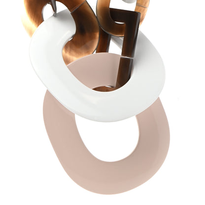 Hermes Lacquered Wood Buffalo Horn Duncan Necklace 4 of 5