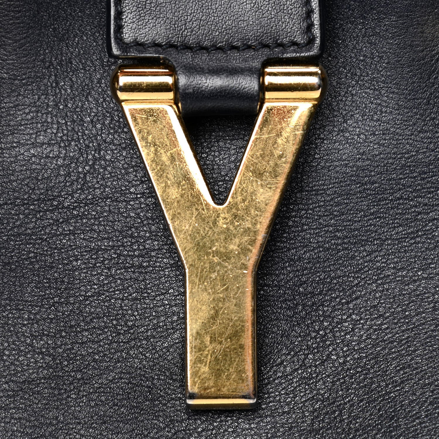 Saint Laurent Calfskin Small Classic Y Cabas Navy Blue 7 of 8