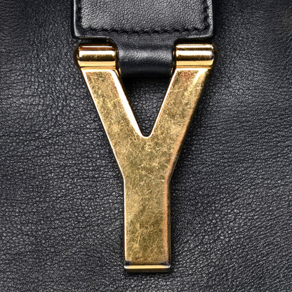 Saint Laurent Calfskin Small Classic Y Cabas Navy Blue 7 of 8