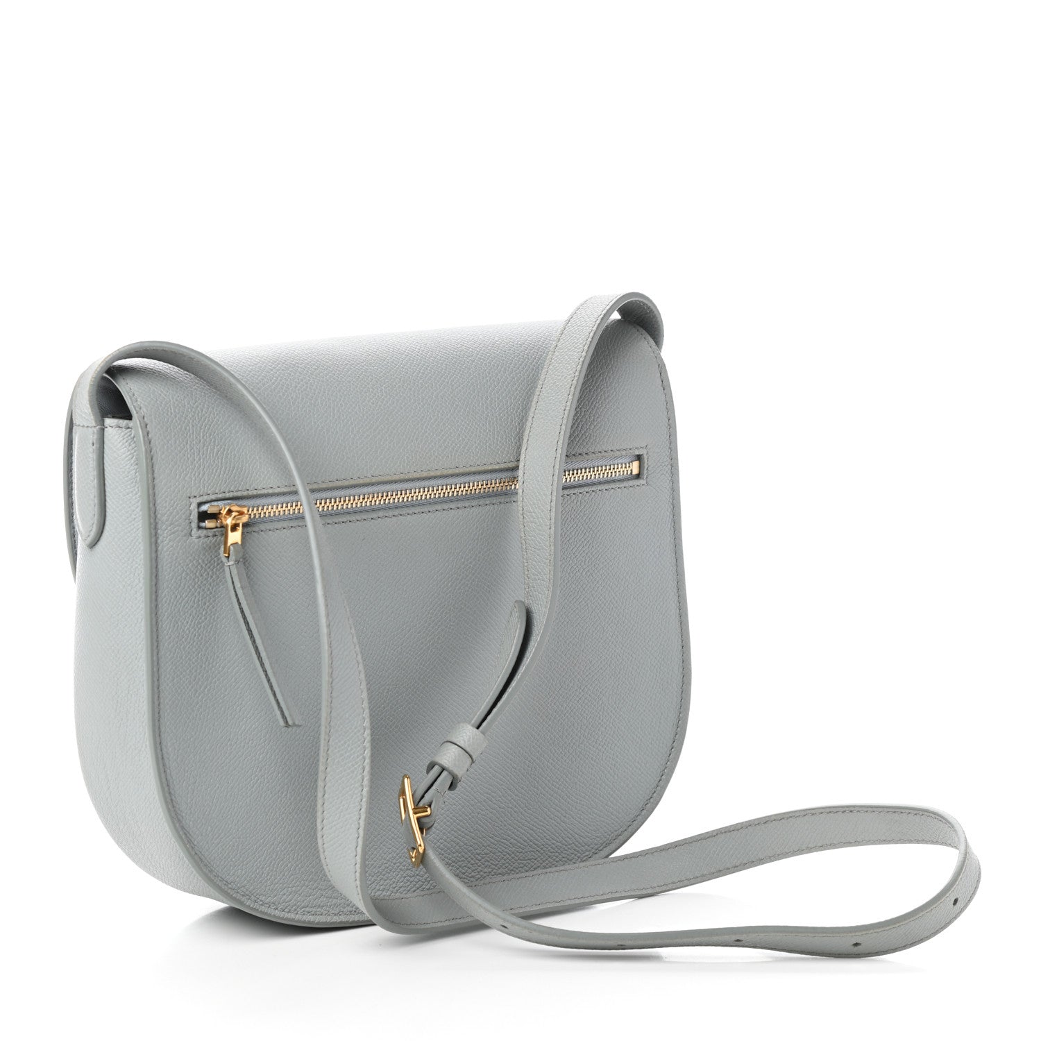 Celine Grained Calfskin Compact Trotteur Cloud 3 of 9