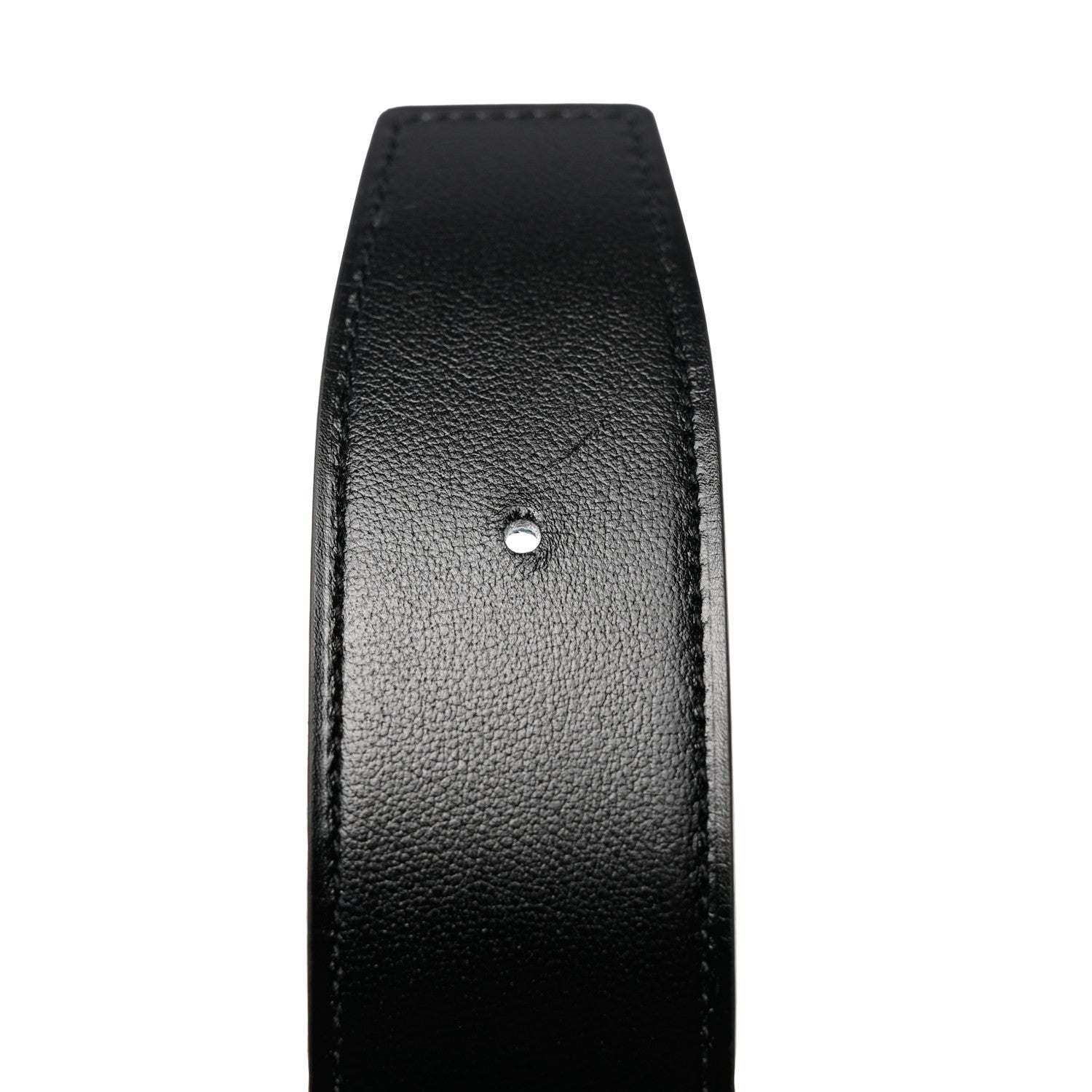 Hermes Box Togo 38mm Constance H Belt 120 48 Black Bleu De Prusse 6 of 9