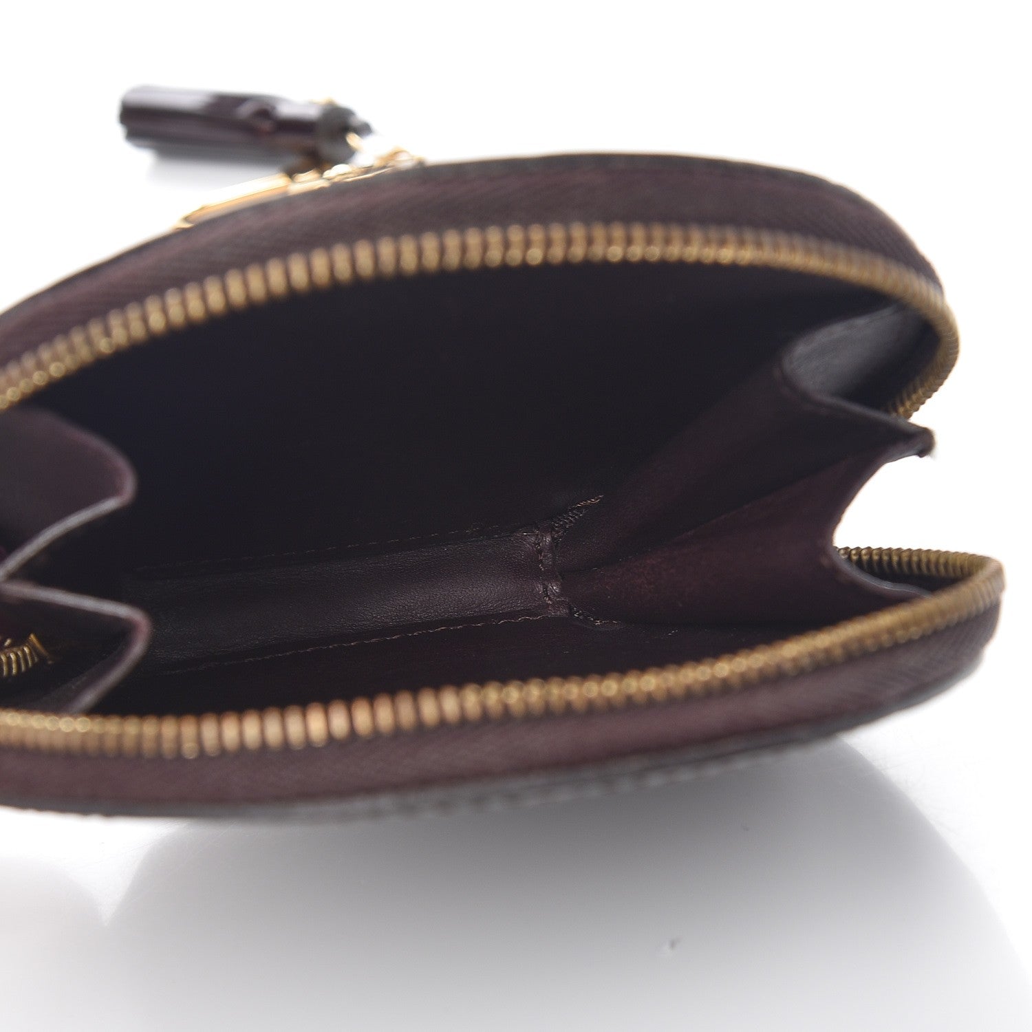Louis Vuitton Vernis Animania Ecureuil Squirrel Round Coin Purse Amarante 13 of 16