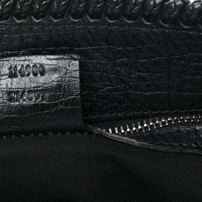 Gucci Monogram Large Horsebit Chain Hobo Black 7 of 10