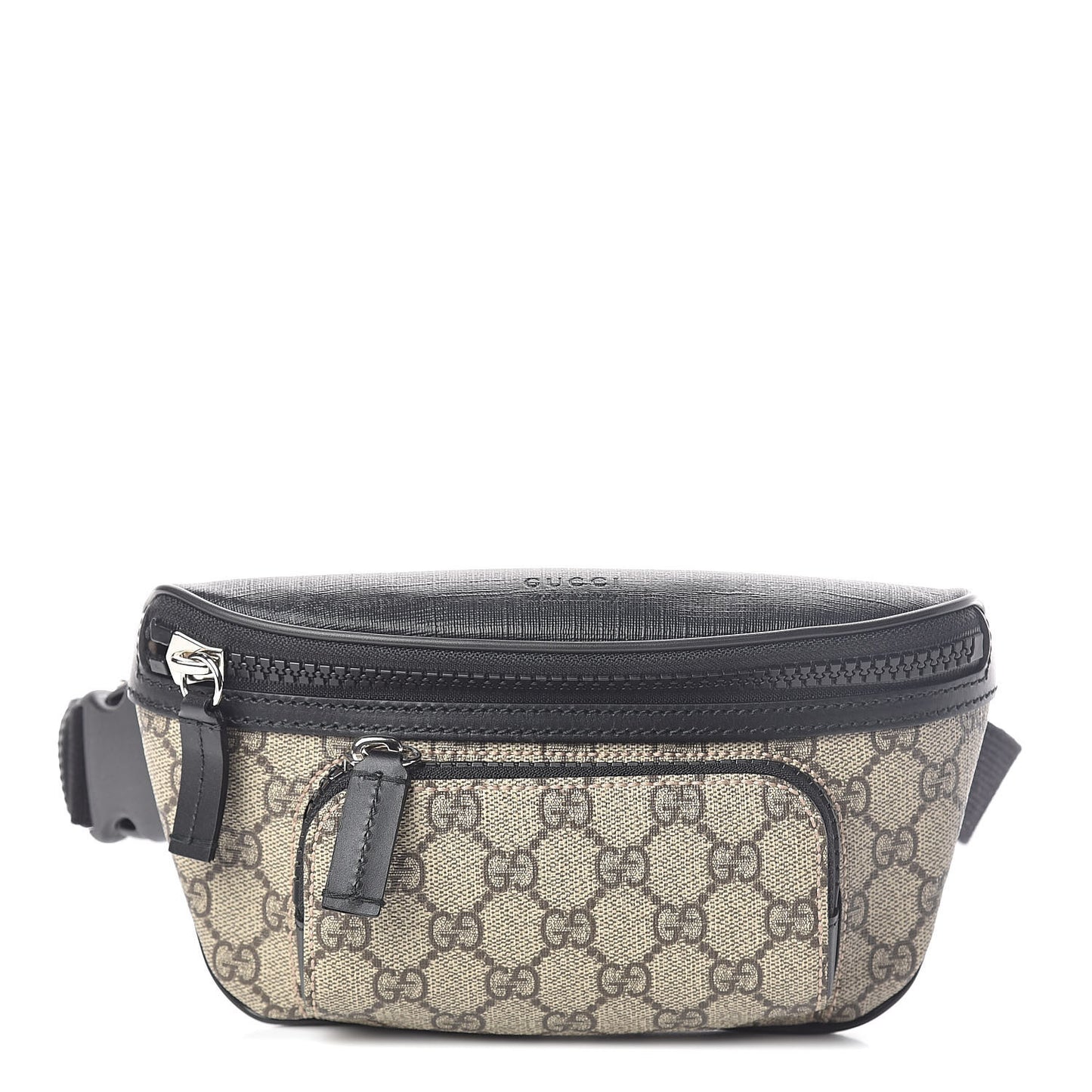 GG Supreme Monogram Belt Bag Black