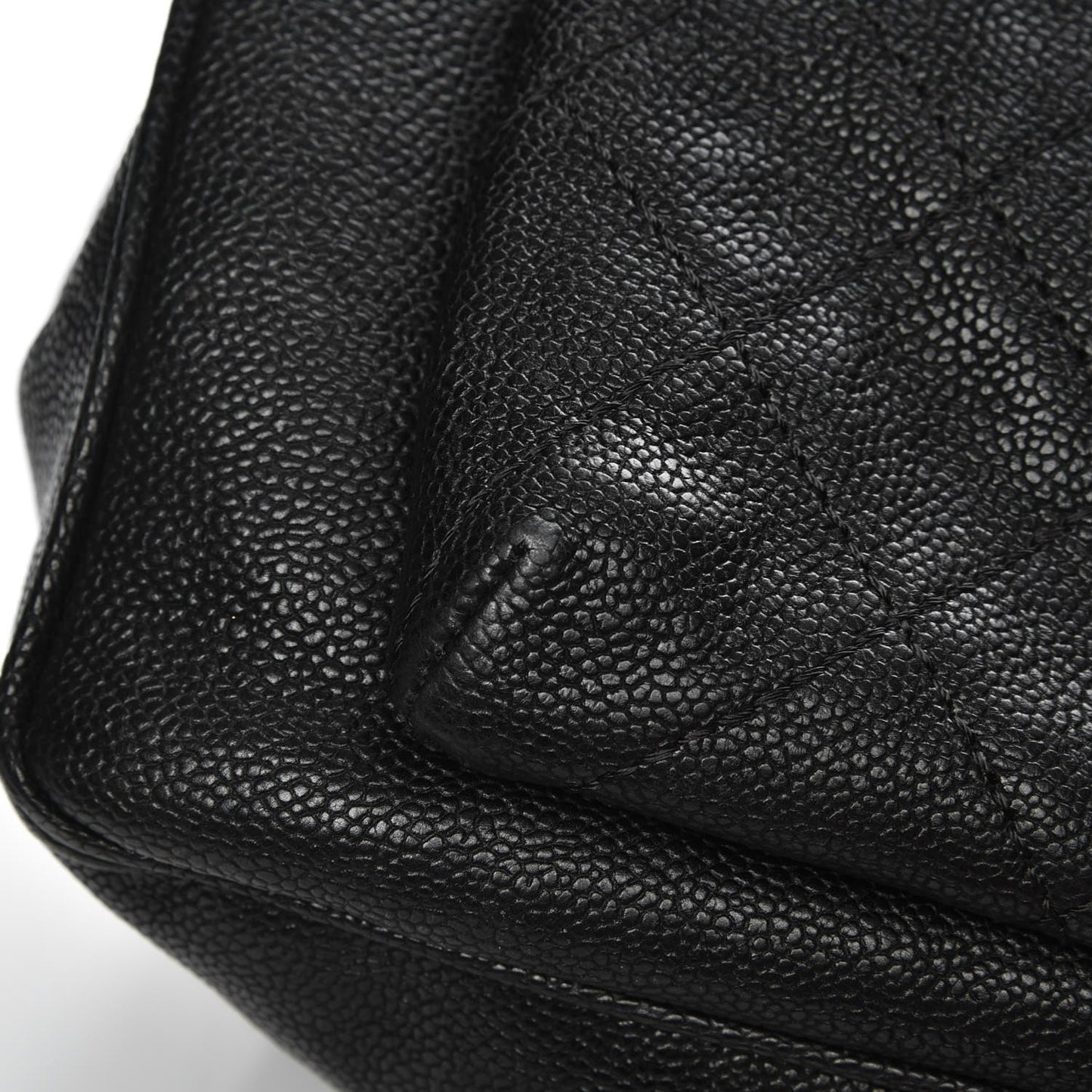 Caviar Mademoiselle Accordion Flap Black