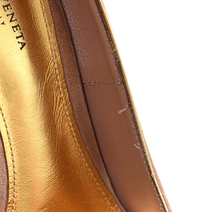 Bottega Veneta Suede Intrecciato Pumps 38 Pink 9 of 9