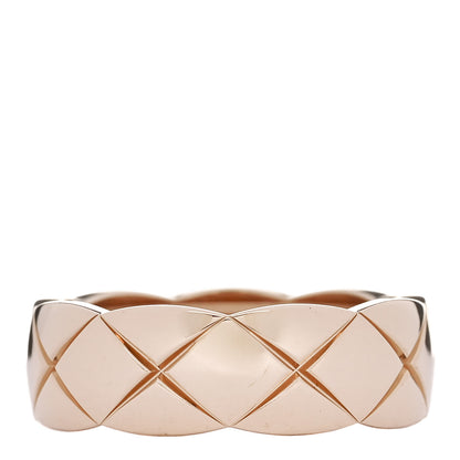 Chanel 18K Beige Gold Small Coco Crush Ring 55 7.25 1 of 5